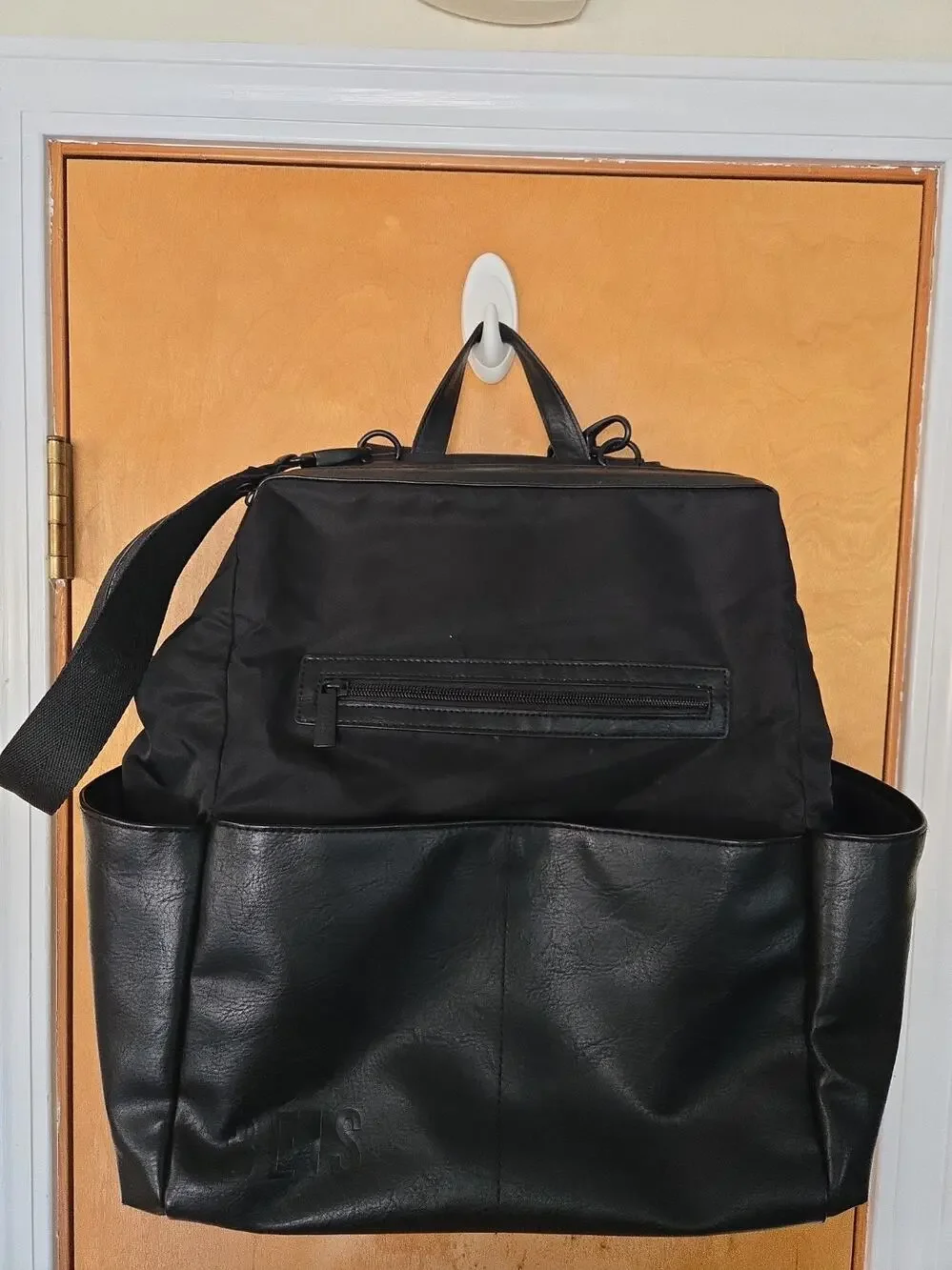 BEIS The Diaper Backpack in Black - Baby Bag Travel - Used Great Condition